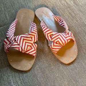 Womens Braided Slide Sandal